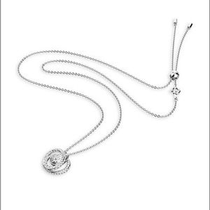 Authentic Swarovski Generation Rhodium-Plated & Crystal Spiral Pendant Necklace